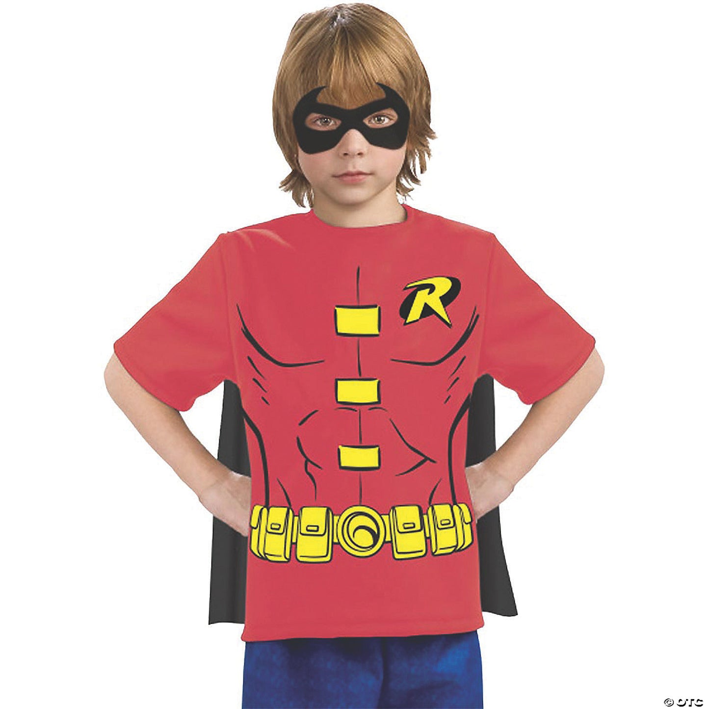 ROBIN CHILD SHIRT MASK CAPE SM