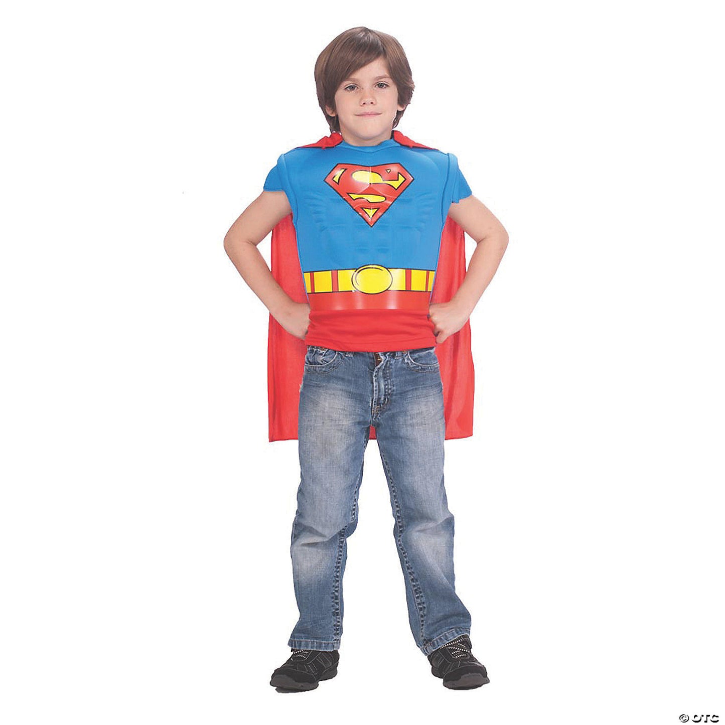 SUPERMAN MUSC SHIRT CAPE CHILD