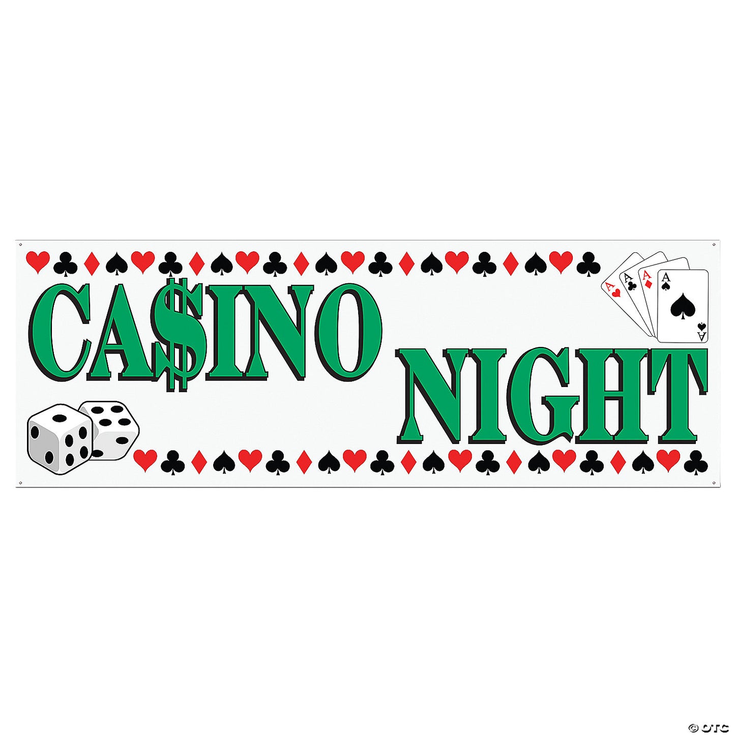 CASINO NIGHT SIGN BANNER