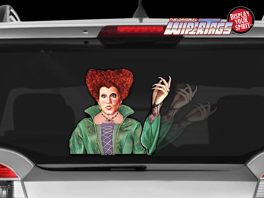 Cast a Spell WiperTag attached to vehicle rear wiper, product photo 2 of 5
