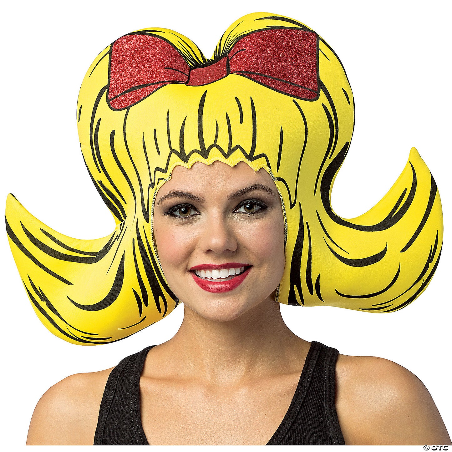 ADULT YELLOW FOAM BOUFFANT HEADPIECE