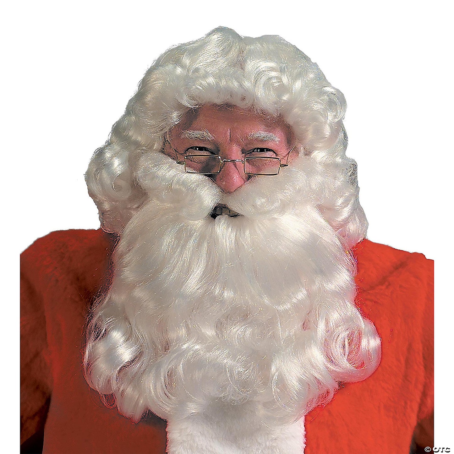 SANTA CURLY WIG AND BEARD SET