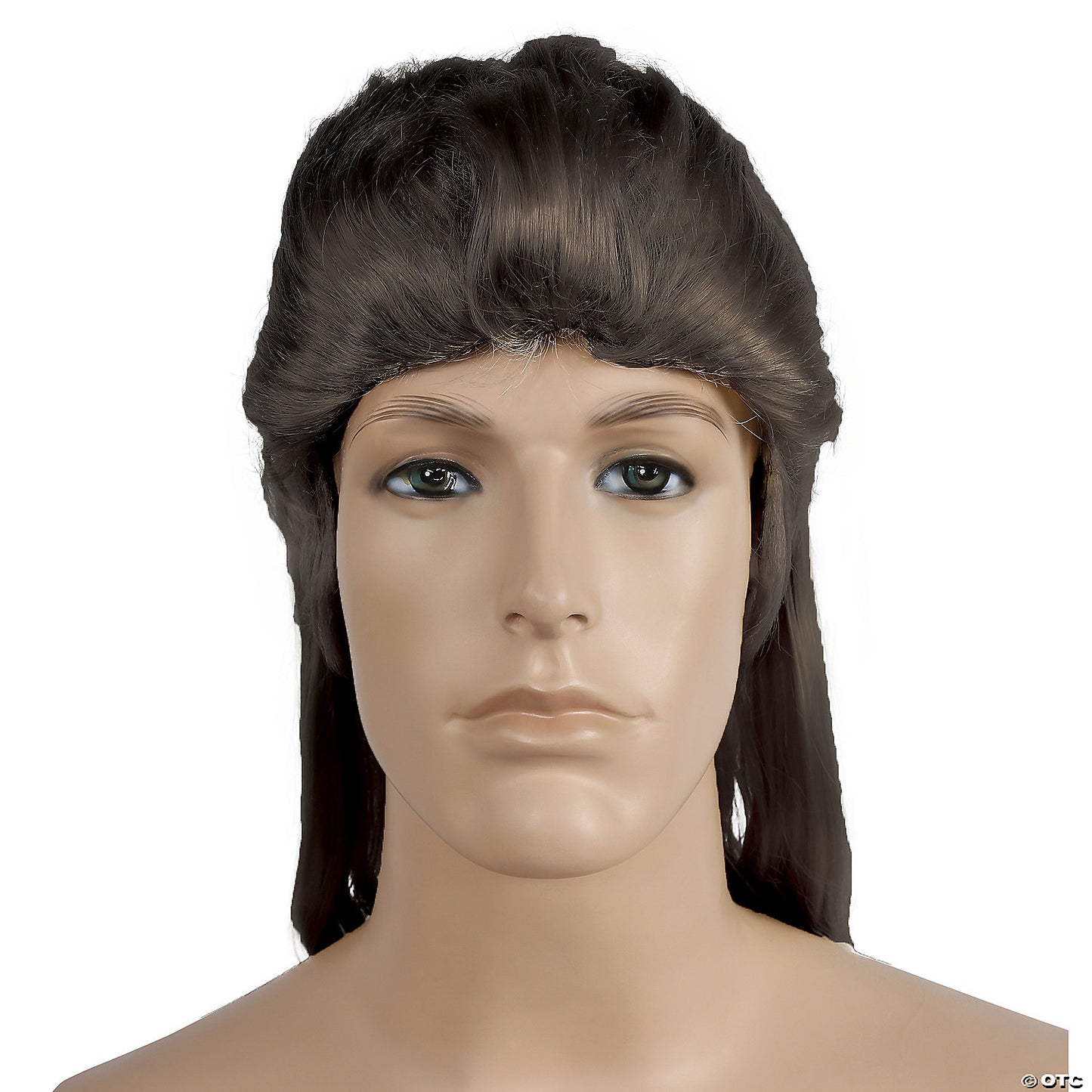 ELVIS MULLET LONG DARK BROWN