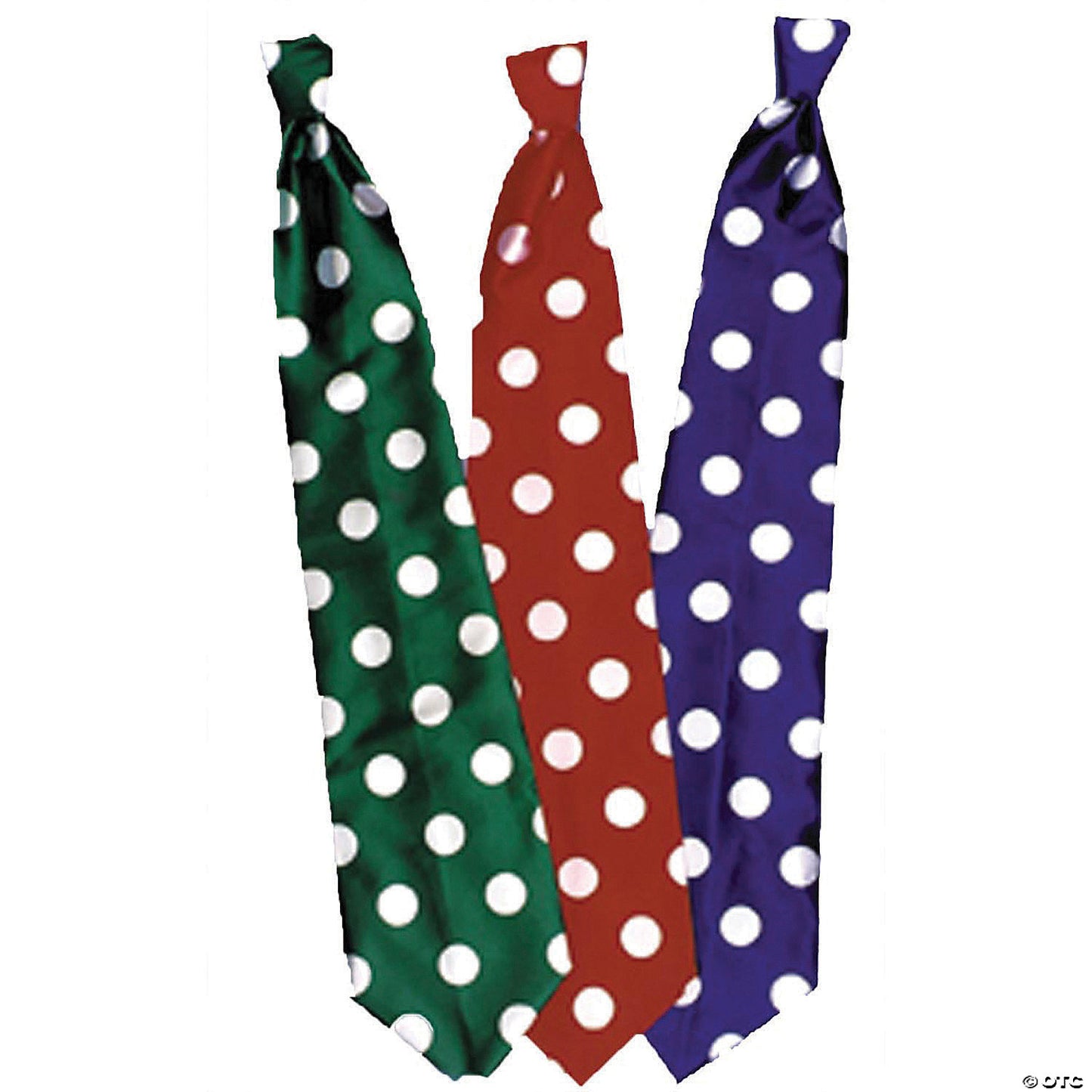 JUMBO CLOWN TIE-BLUE