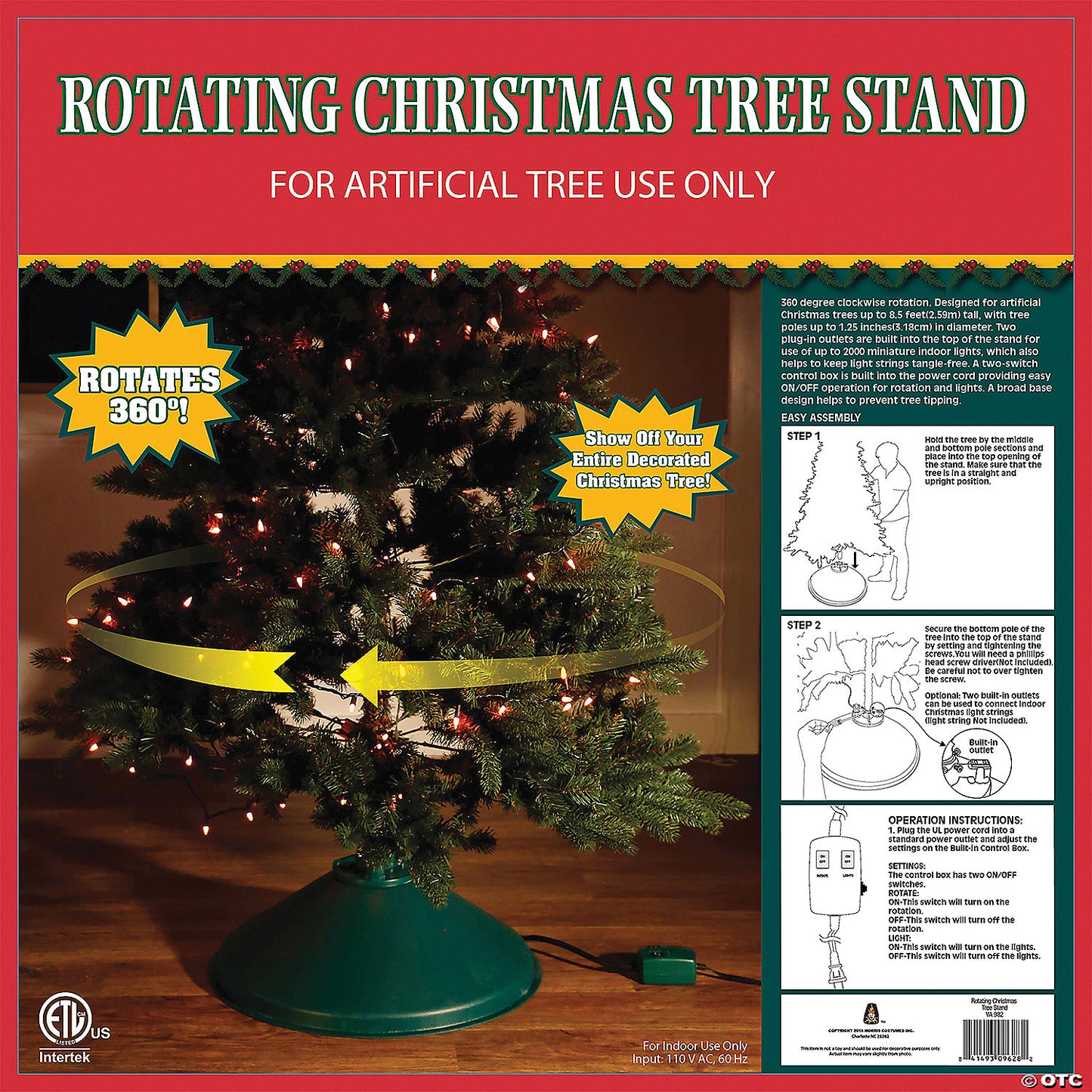 CHRISTMAS TREE STAND EZ ROTATE