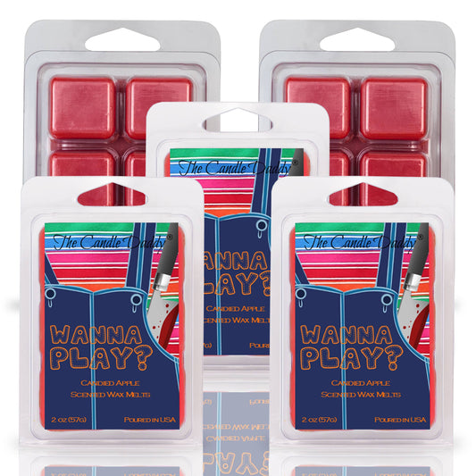 The Candle Daddy - FUNNY FALL HALLOWEEN - WANNA PLAY? - CANDY APPLE WAXMELT