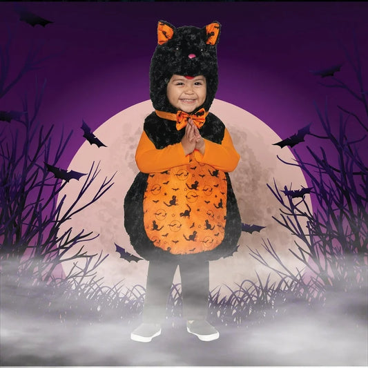 Halloween Cat Belly Baby Toddler Costume