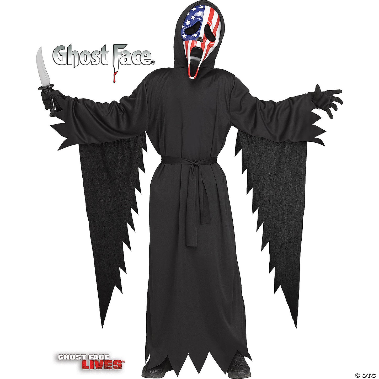 CHILD GHOST FACE PATRIOTIC LG