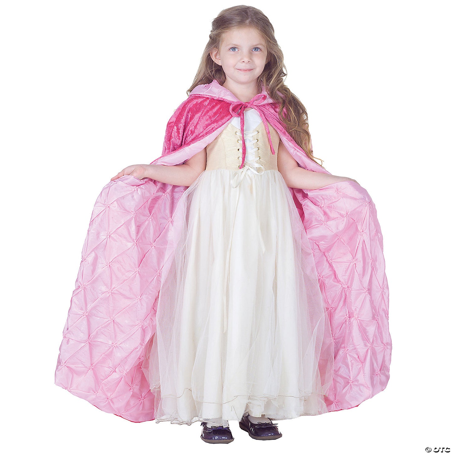 GIRL'S PRINCESS PINK CAPE