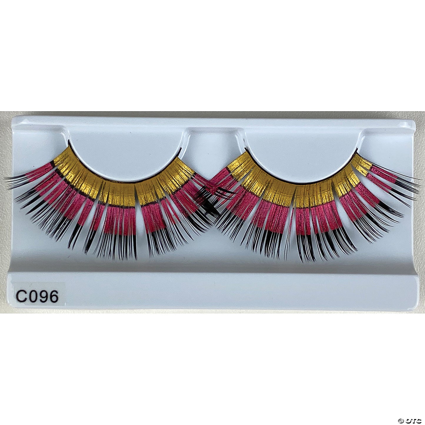 EYELASHES XL GD PK BK STRIPE