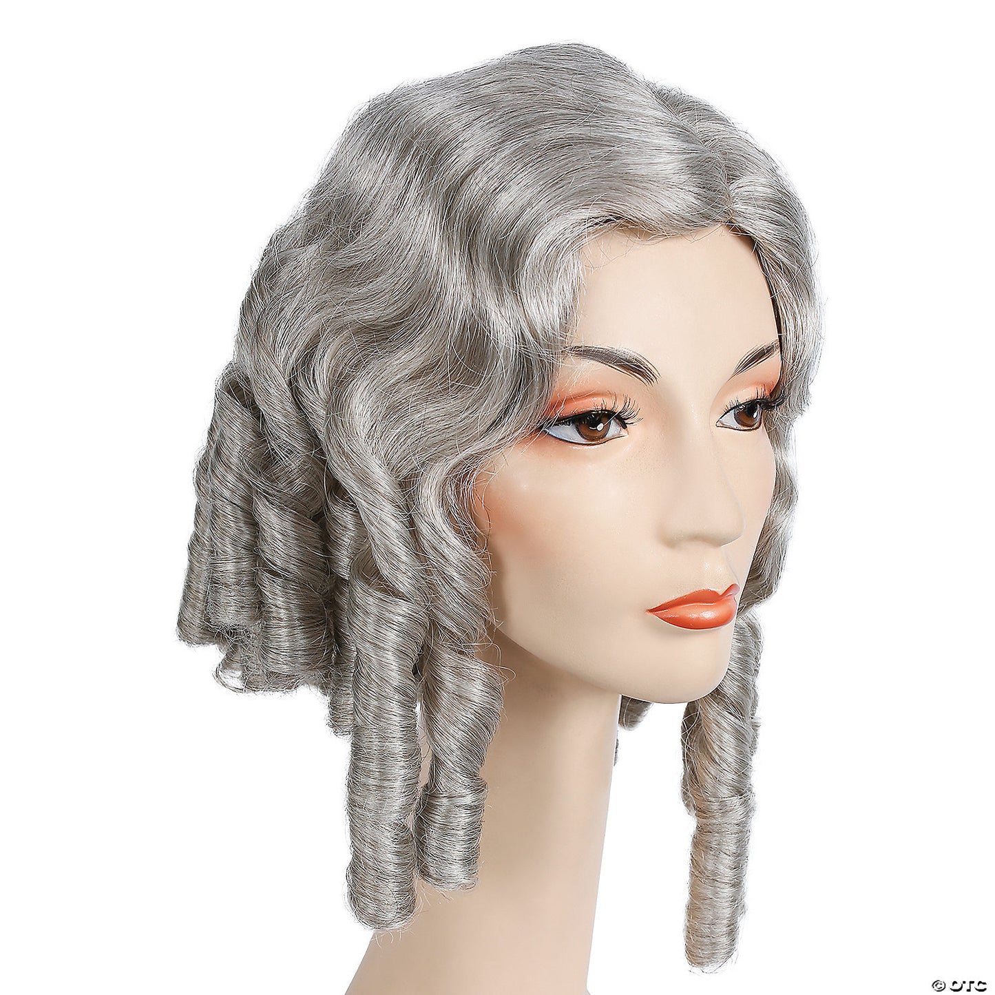 WOMEN'S 1840 WIG DK BROWN GRAY 56