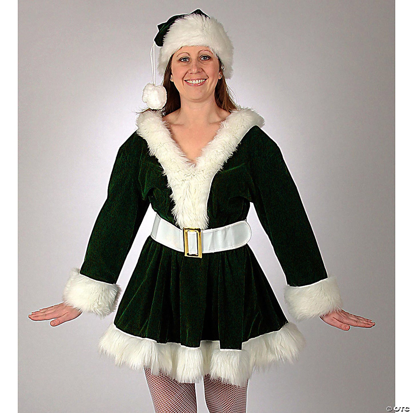 ADLT PERKY PIXIE GREEN VELVET MD