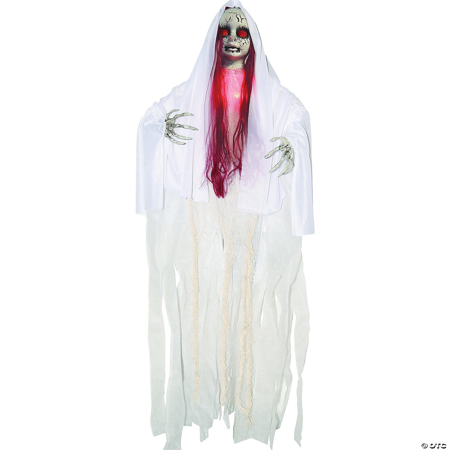 HANGING GHOST DOLL W LIGHTING