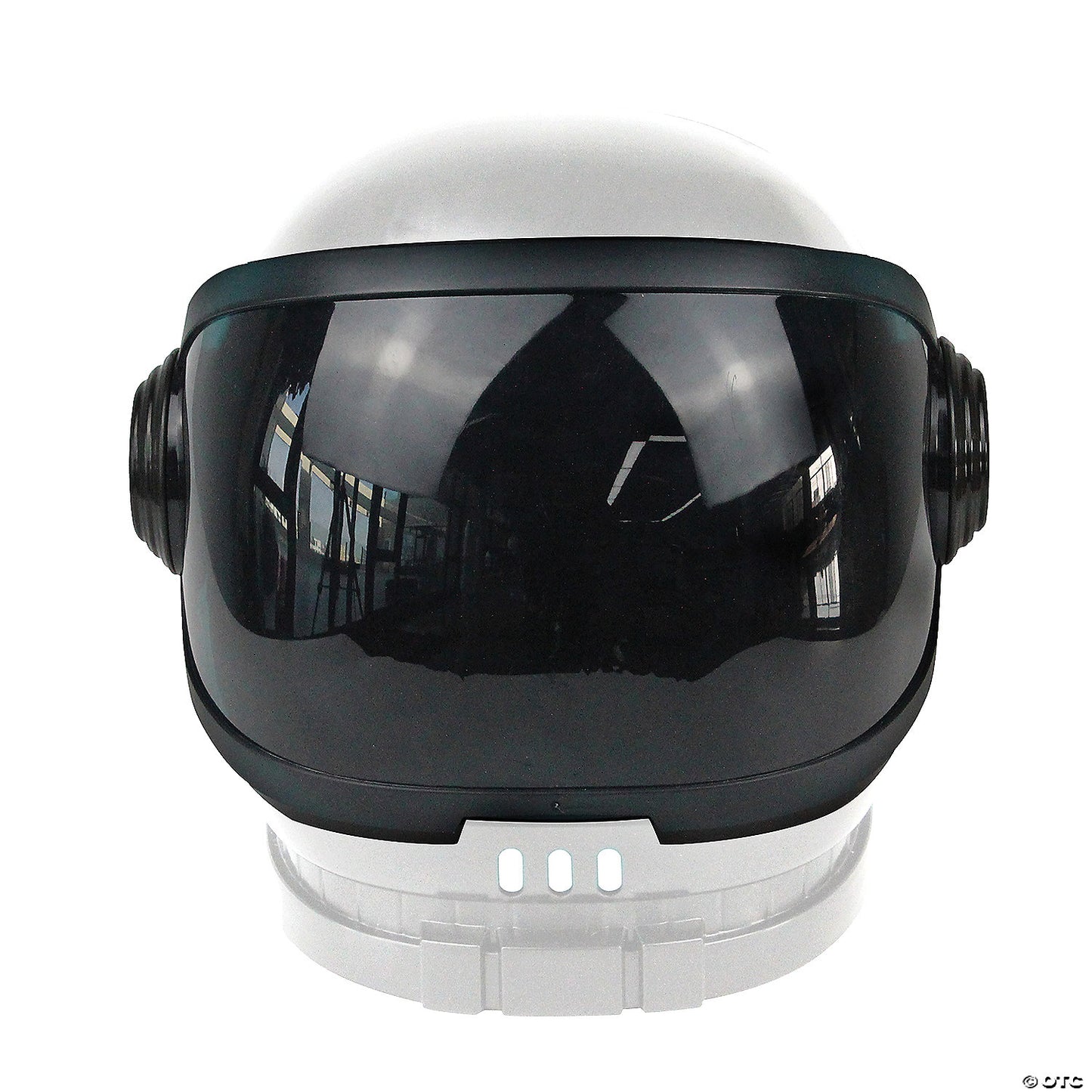 HELMET SPACE WHT W BK VISOR OS