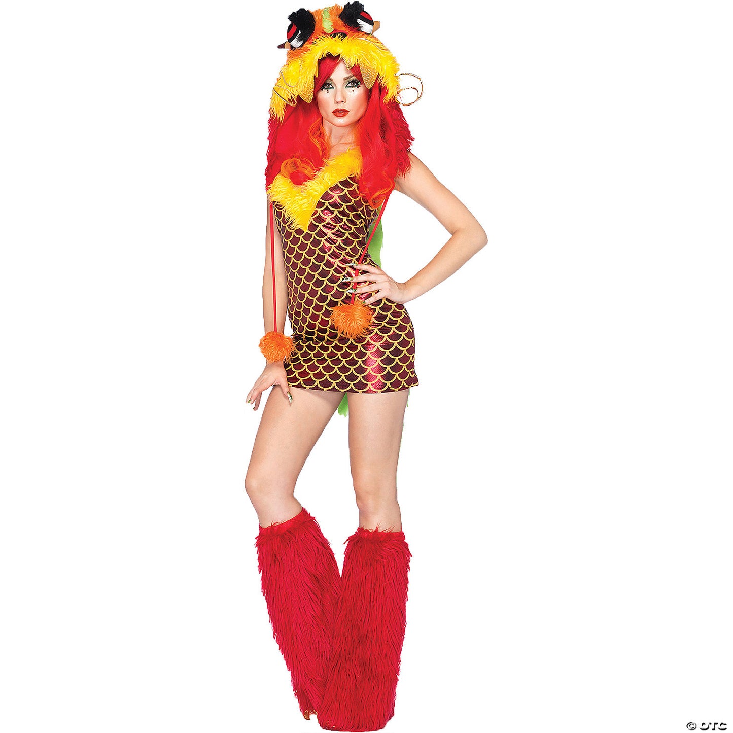 WOMEN'S SEXY DRAGON COSTUME-MD/LG