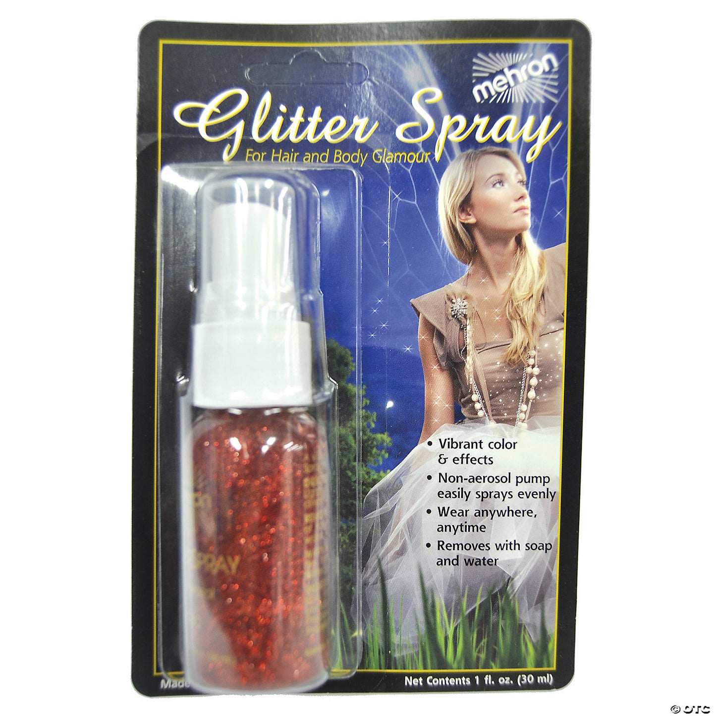 MEHRON RED GLITTERSPRAY