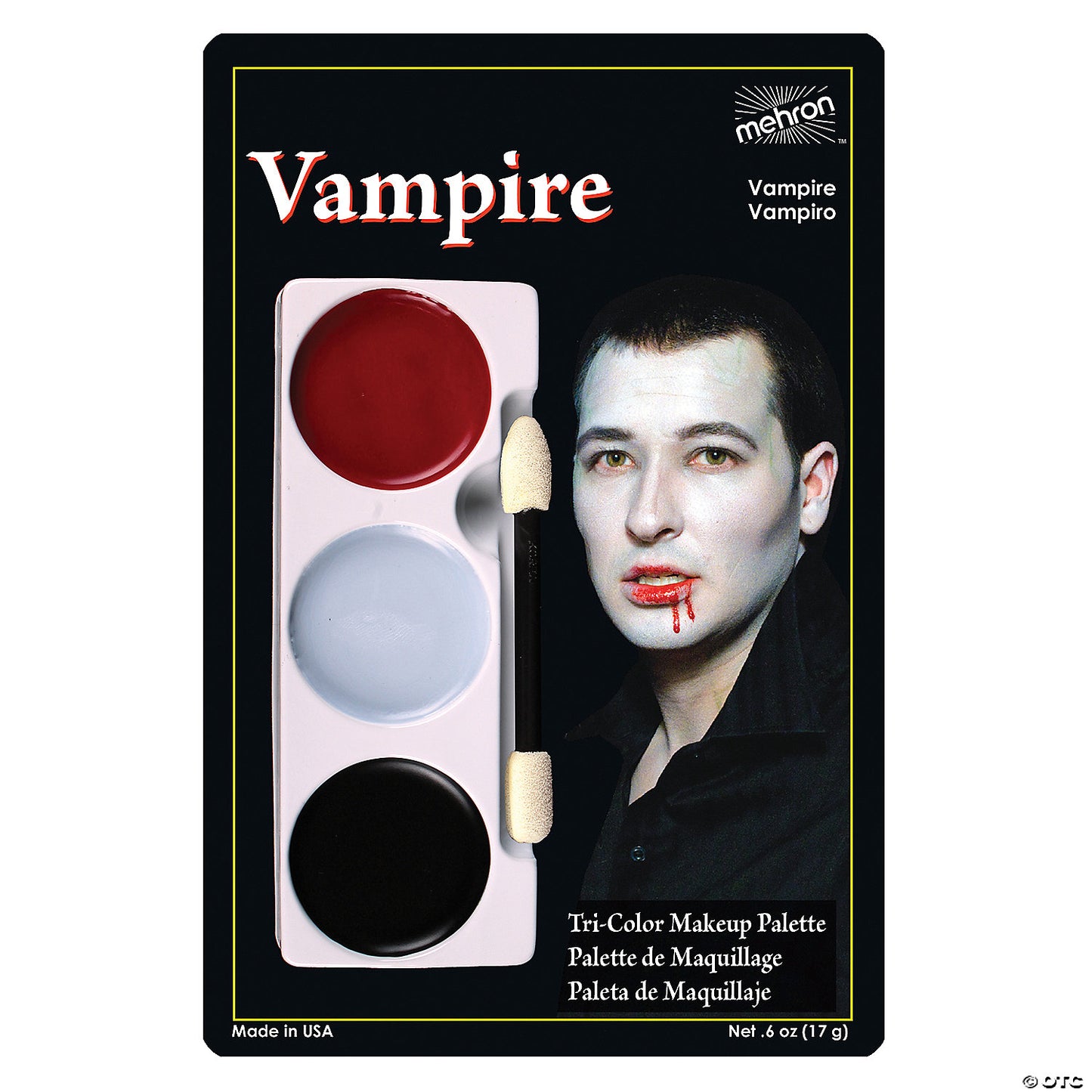 MEHRON VAMPIRE TRI-COLOR PALETTE