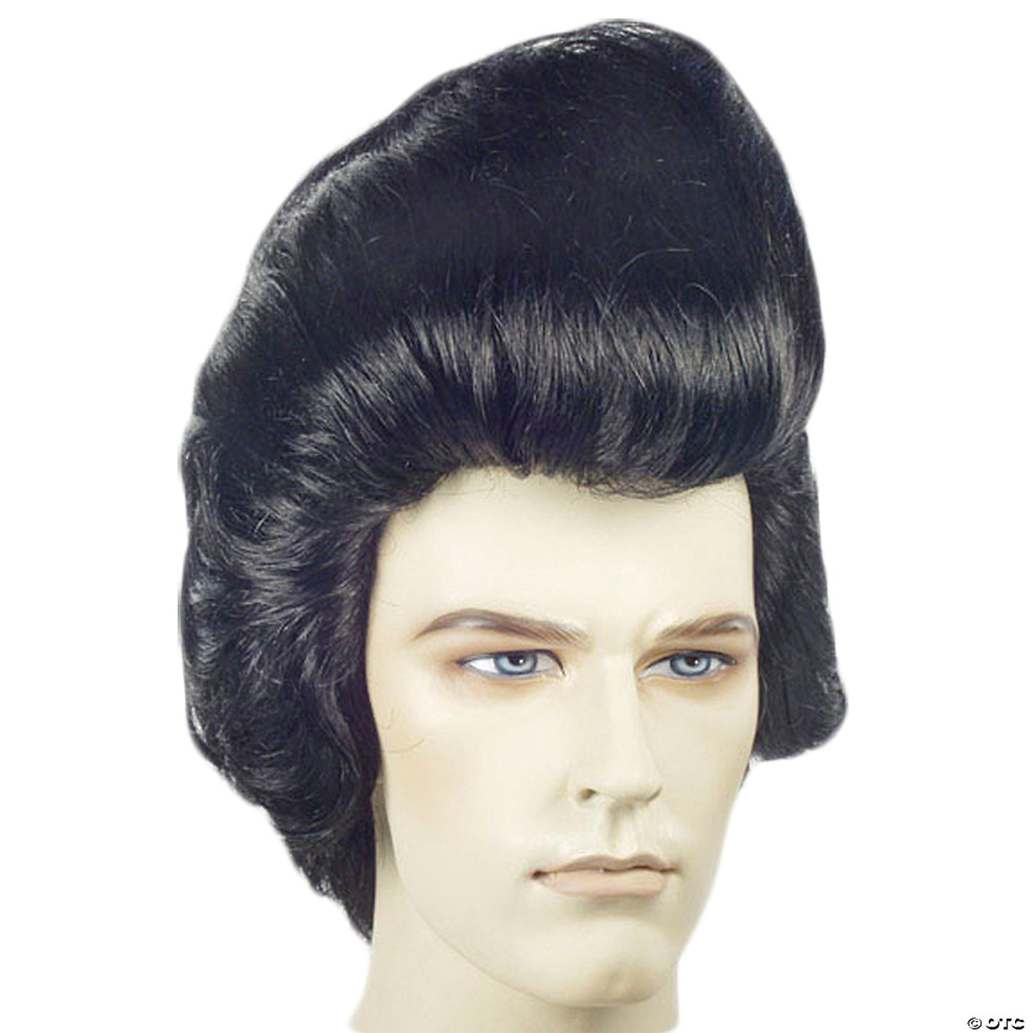 ADLT ELVI DLX POMPADOUR WIG-BLACK