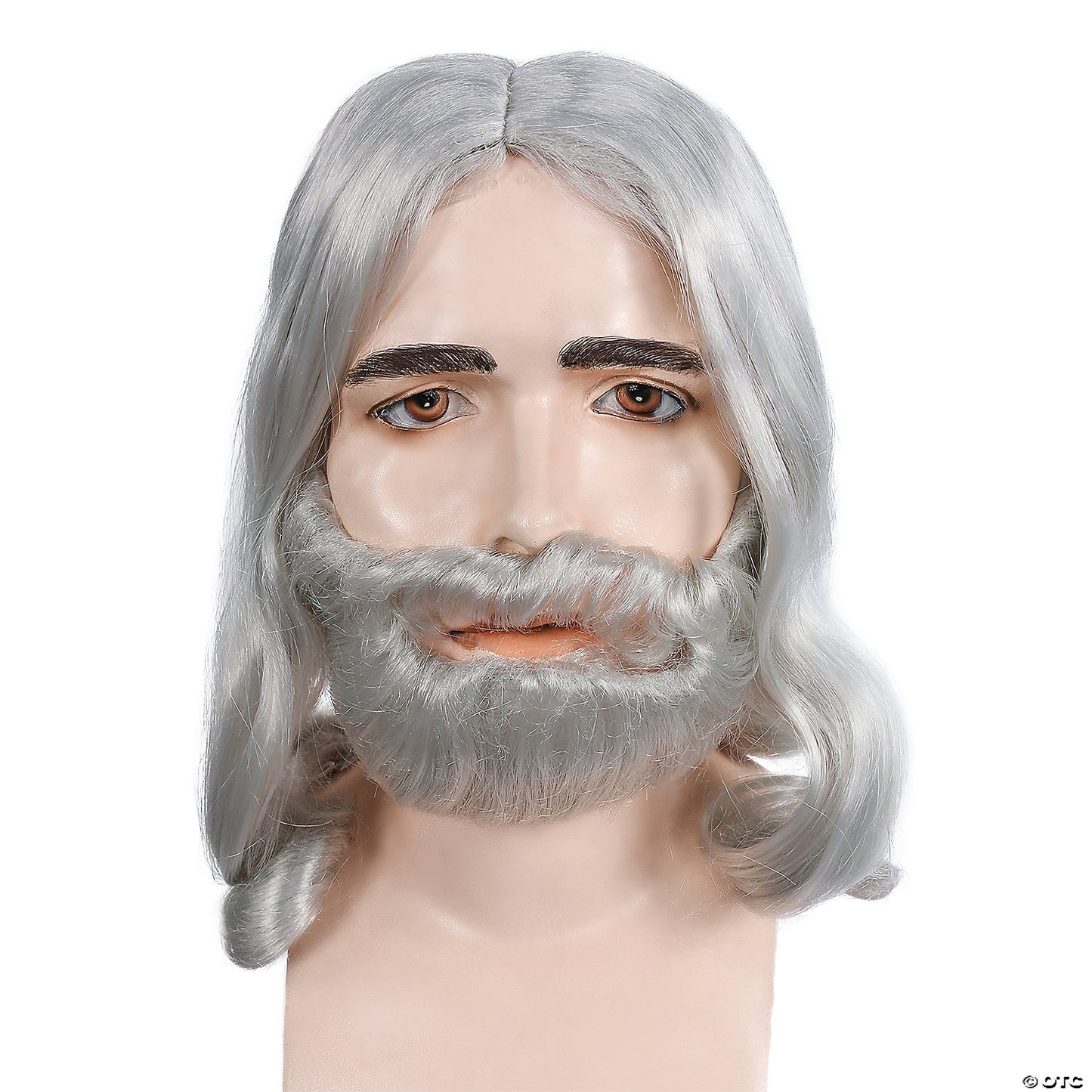 BIBLICAL WIG SET-SILVER