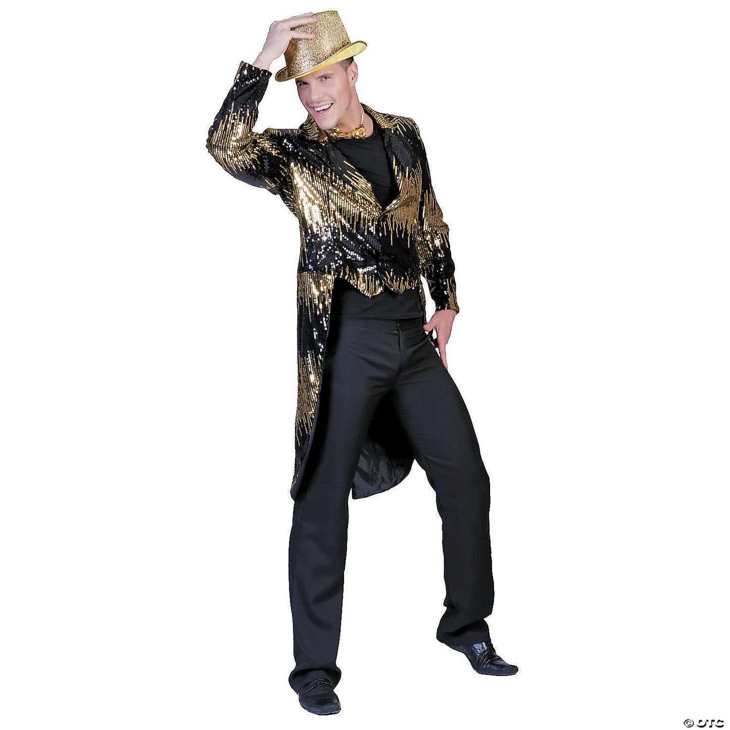 GLITTER TAILCOAT GOLD ADULT XL