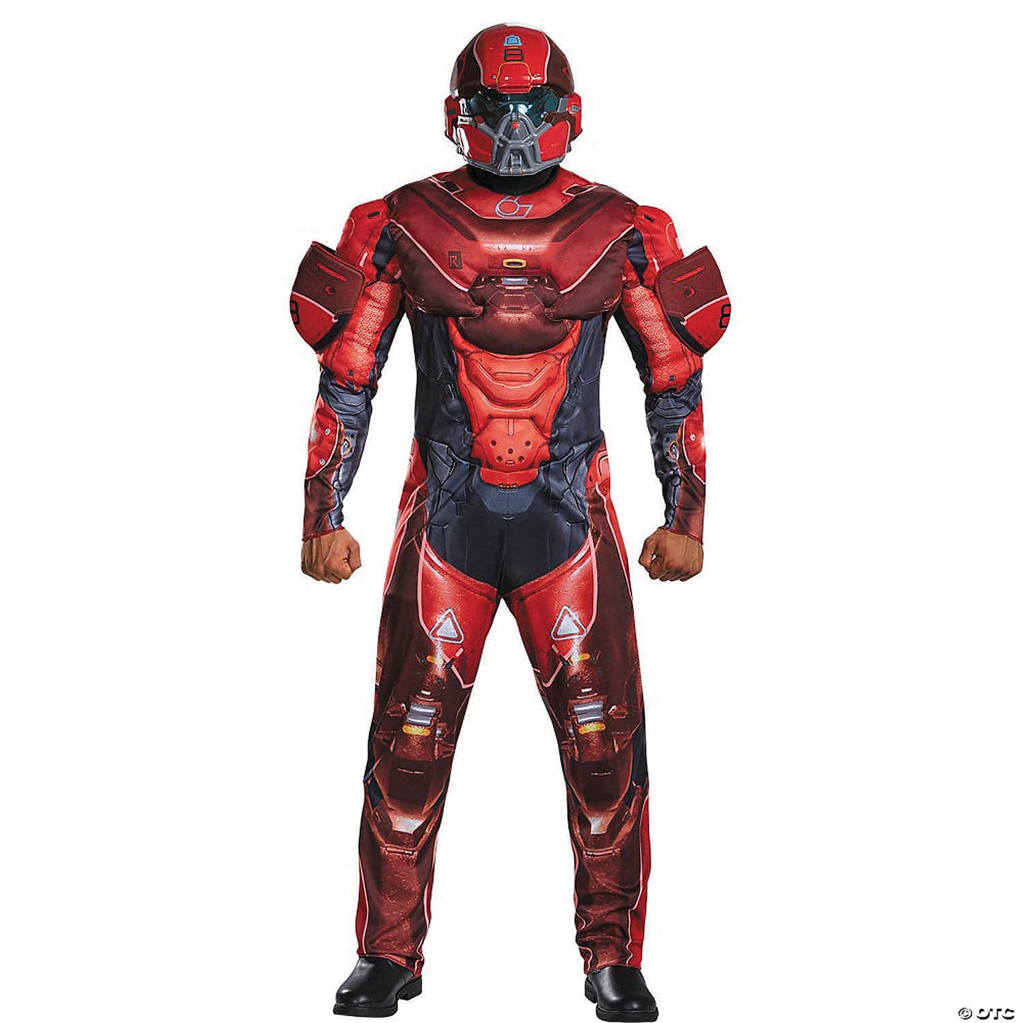 RED SPARTAN MUSCLE ADULT 42-46