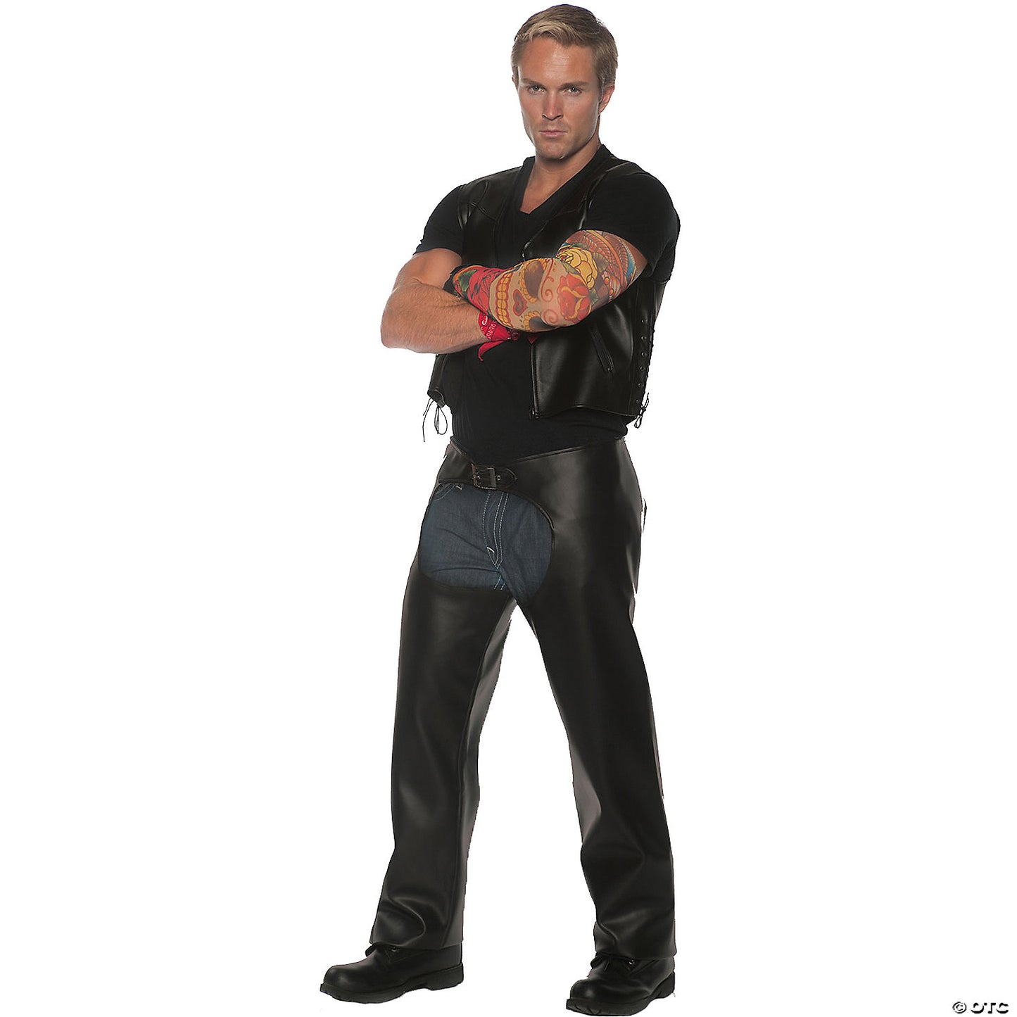 MEN'S HIGHWAY BIKER COSTUME