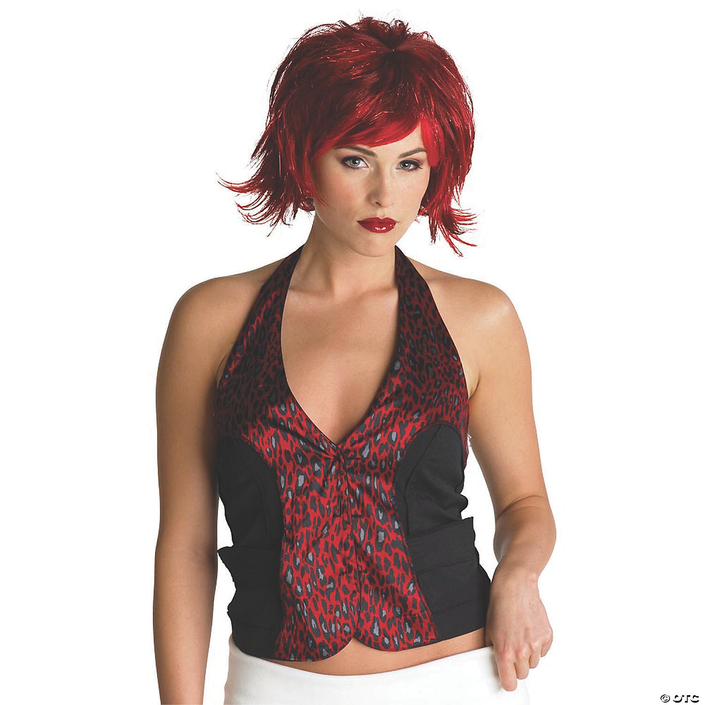 RAZOR PIXIE WIG BURGUNDY/RED