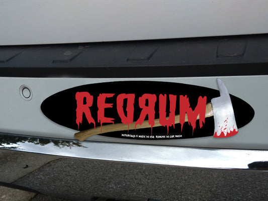 REDRUM WiperTag attached to vehicle bumper, product photo 2 of 3