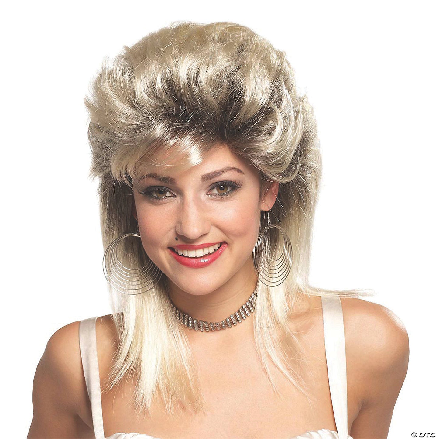 WIG ROCKER GROUPIE 80'S BLONDE