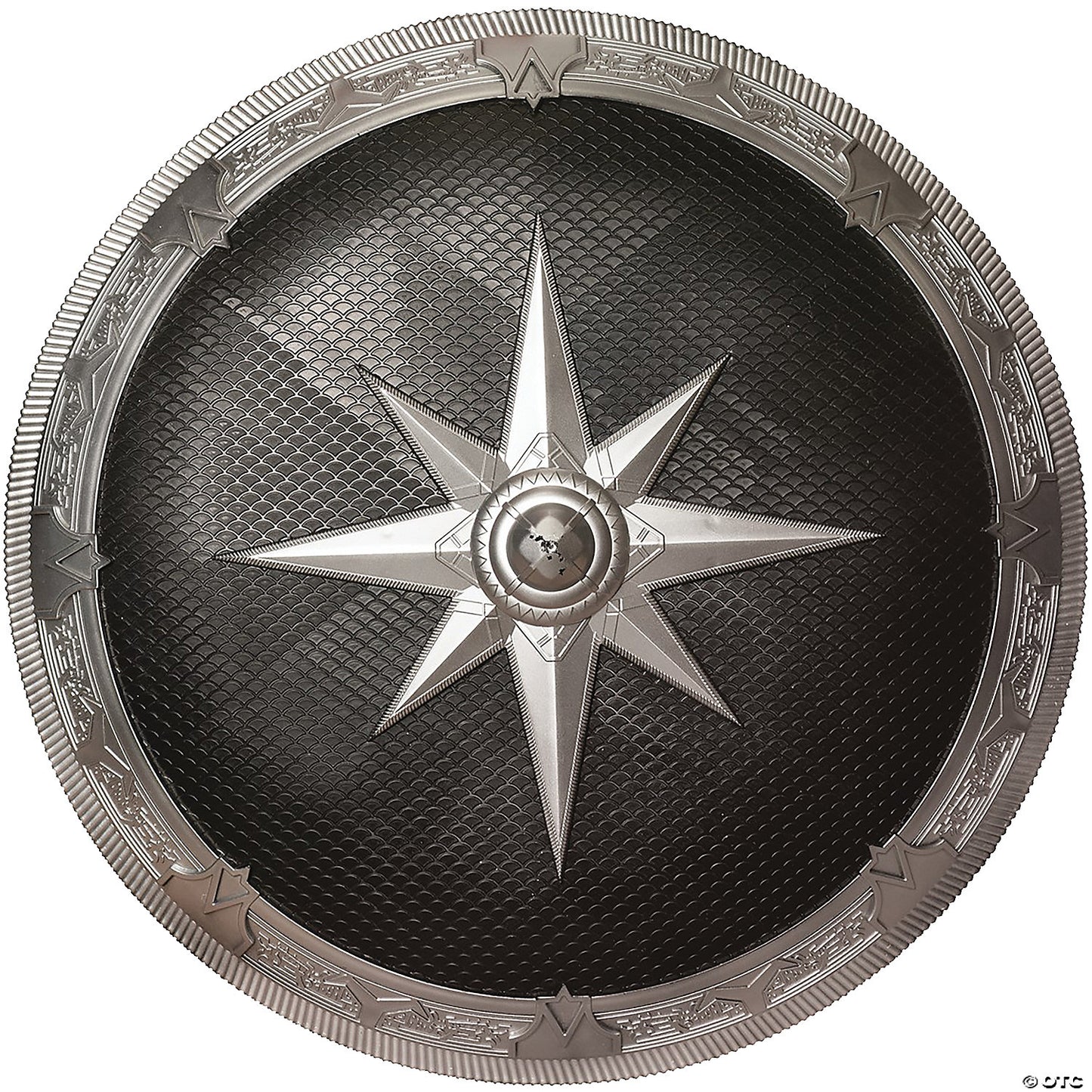 SILVER AND BLACK SHIELD
