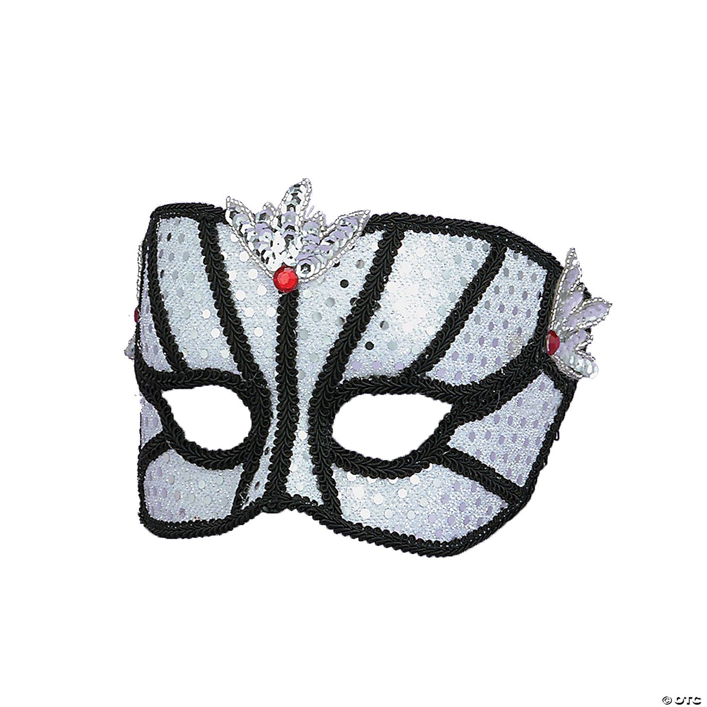 SILVER VENETIAN MASK FM56286