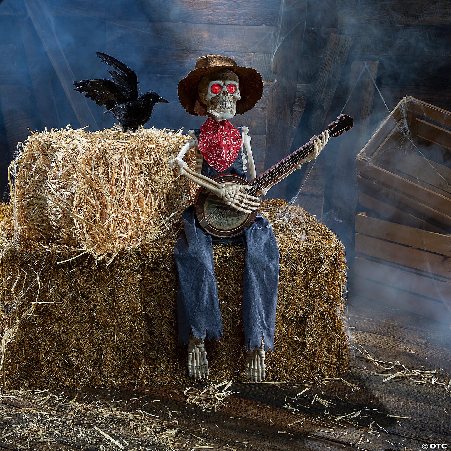SKELETON PLAYING BANJO 39 IN