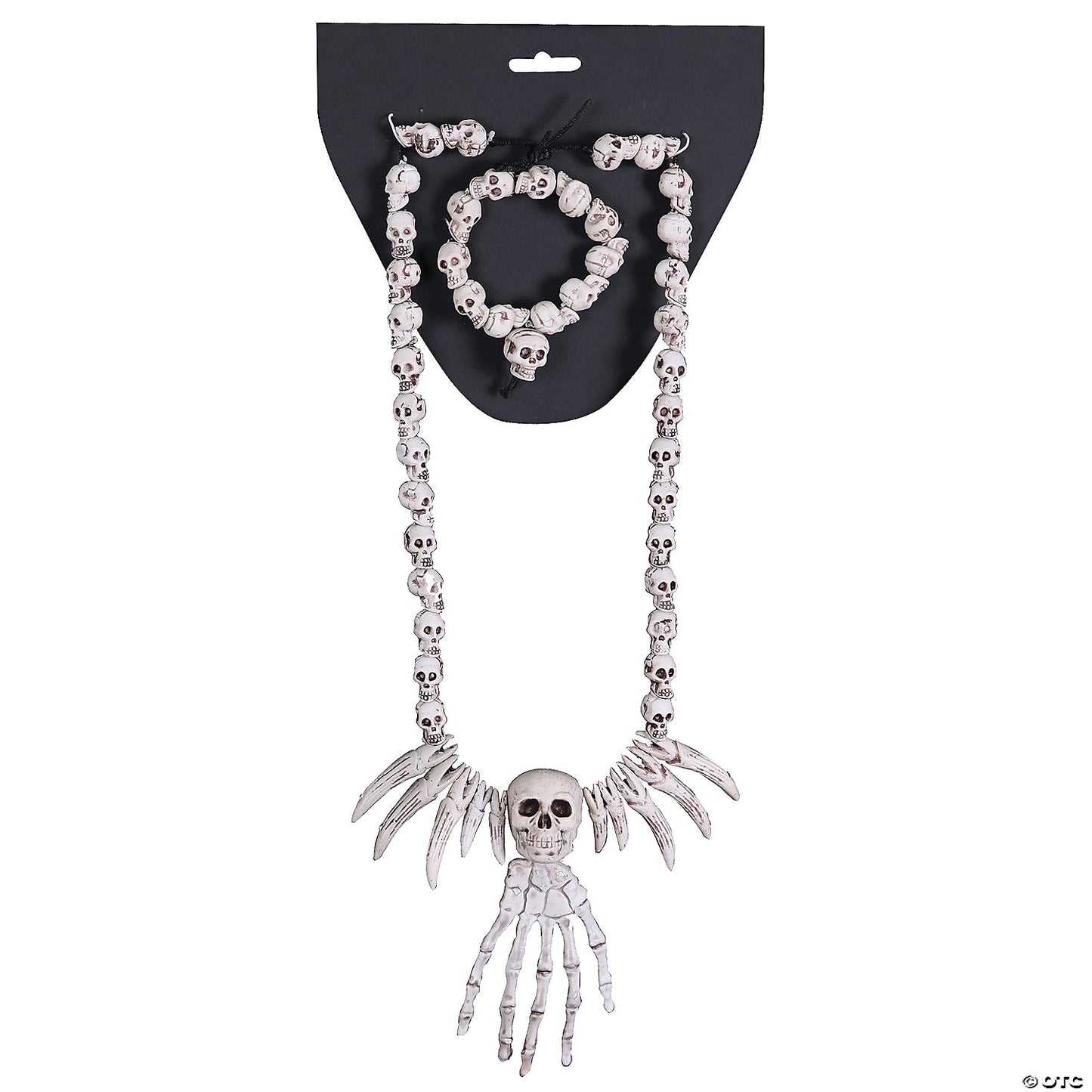SKULL NECKLACE AND BRACELET