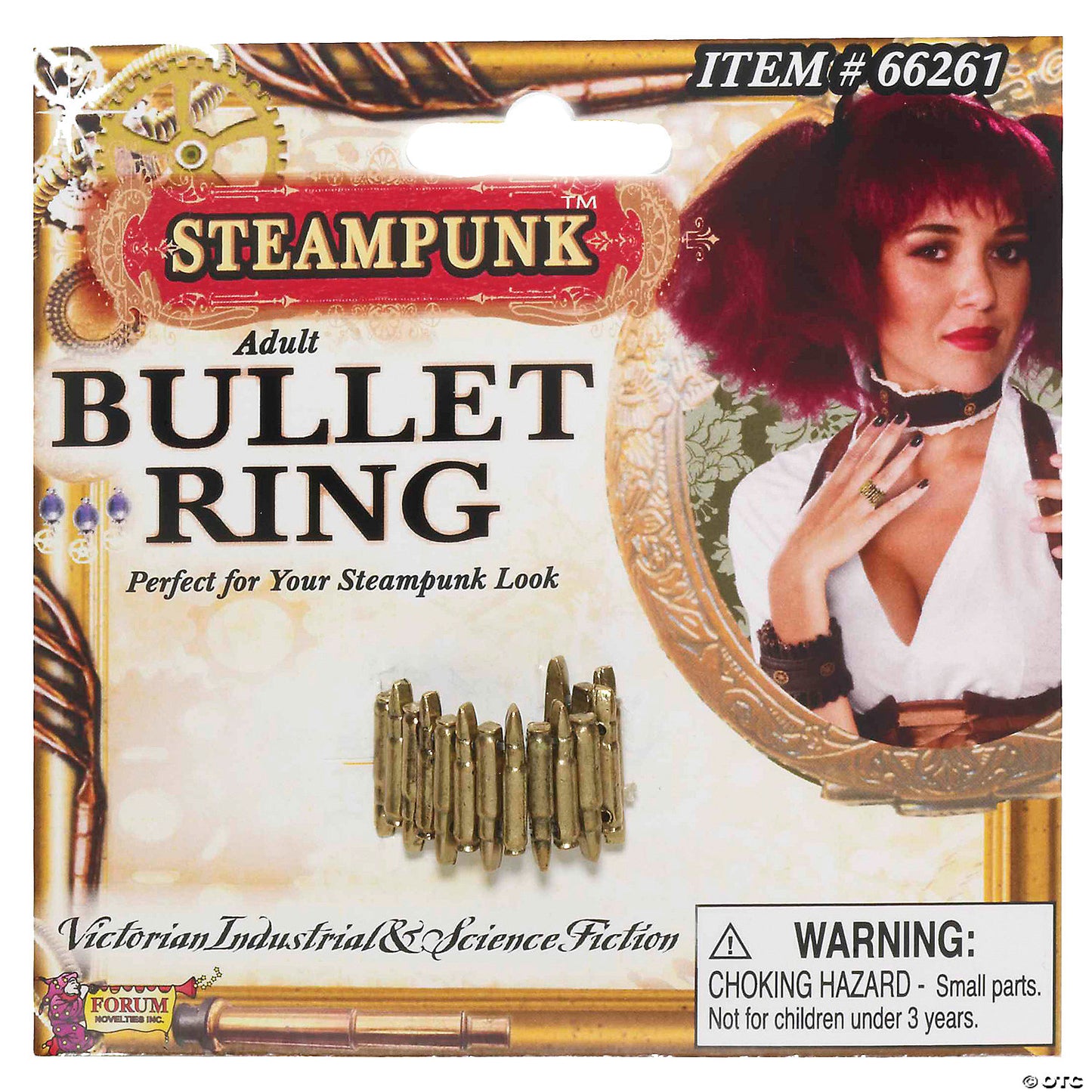 STEAMPUNK BULLET RING