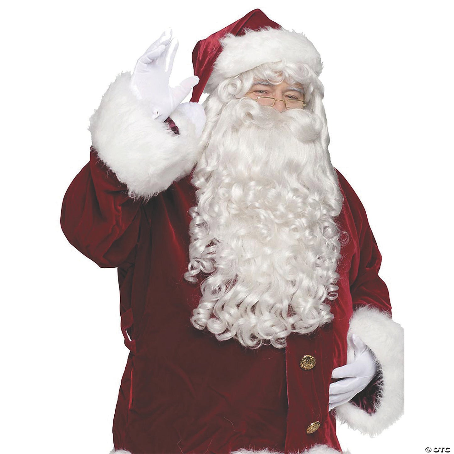 SANTA WIG AND BEARD SUPER DLX