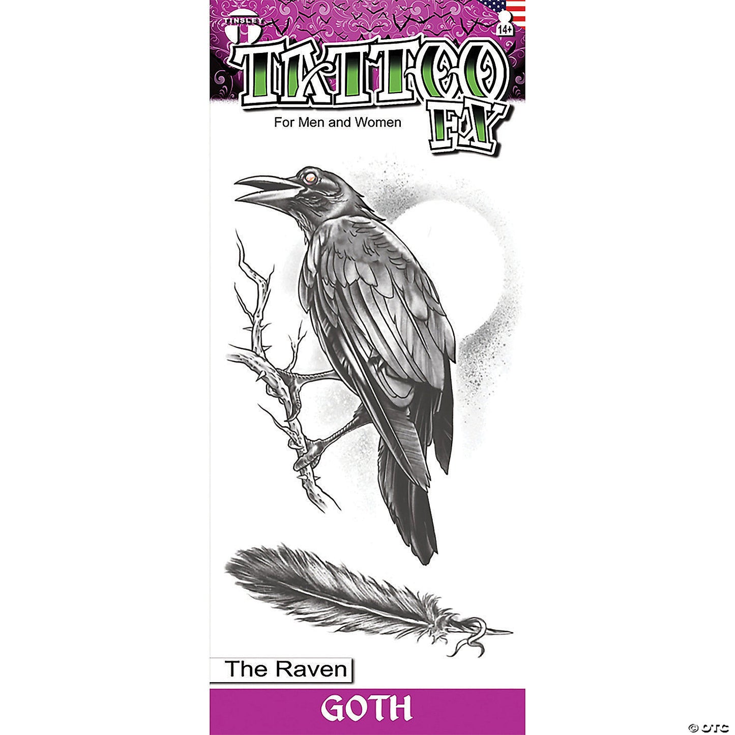 TATTOO GOTH THE RAVEN