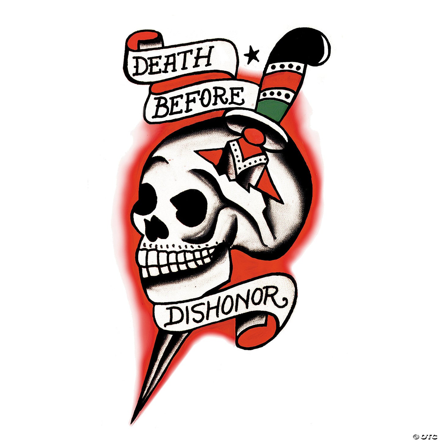 TATTOO VINTAGE DB4 DISHONOR SKULL