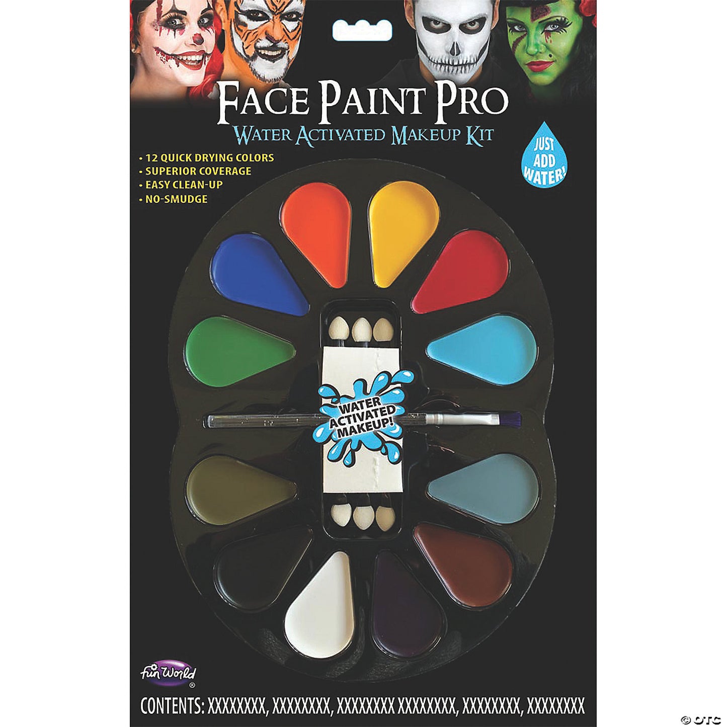 WATER-ACTIVATED MAKEUP KIT