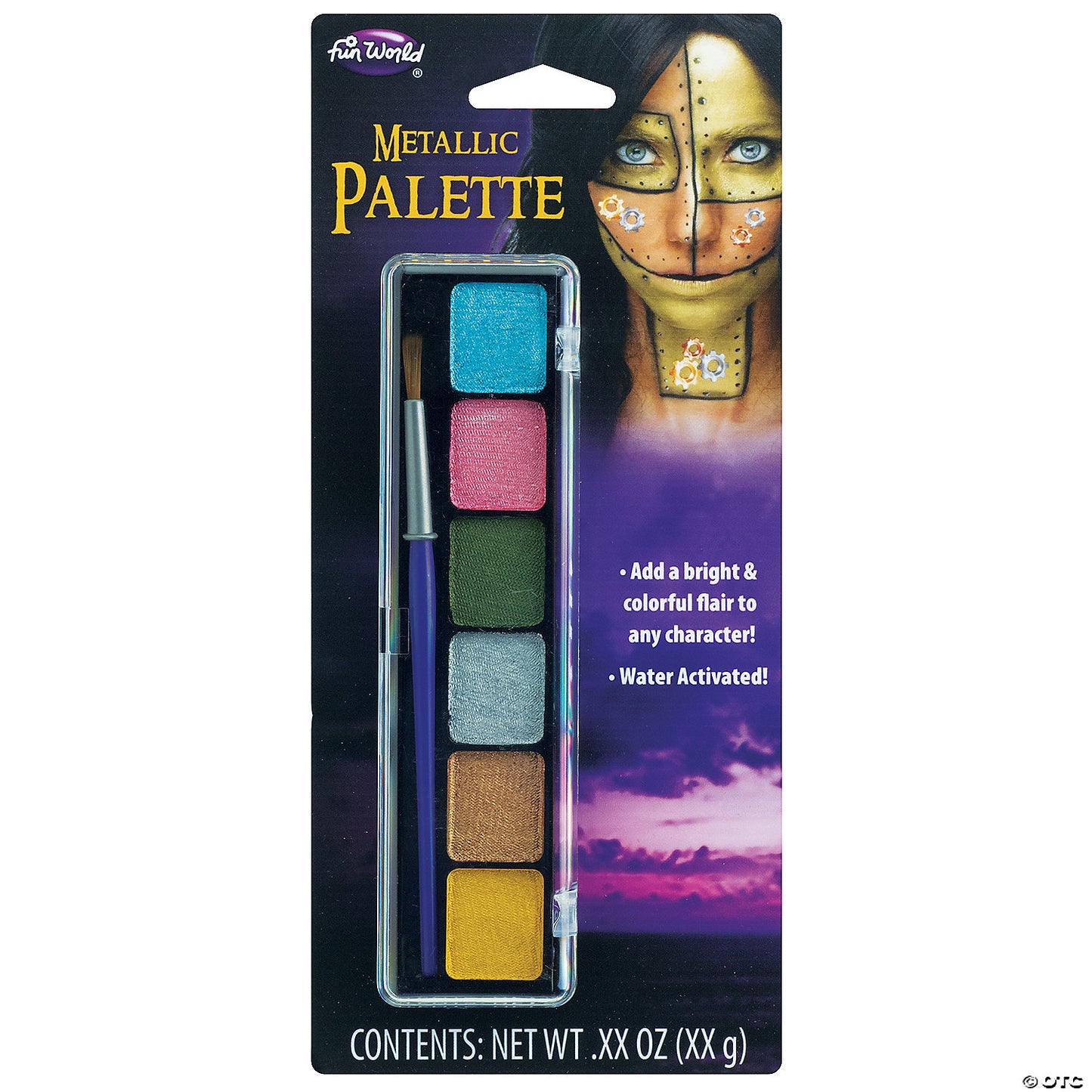 WATER ACTIVATED METALLIC MAKEUP