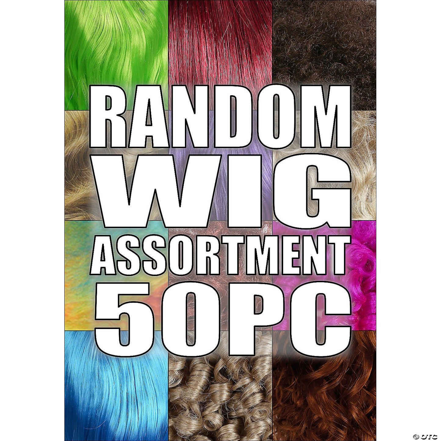 WIG ASSORTMENT 50 PCS