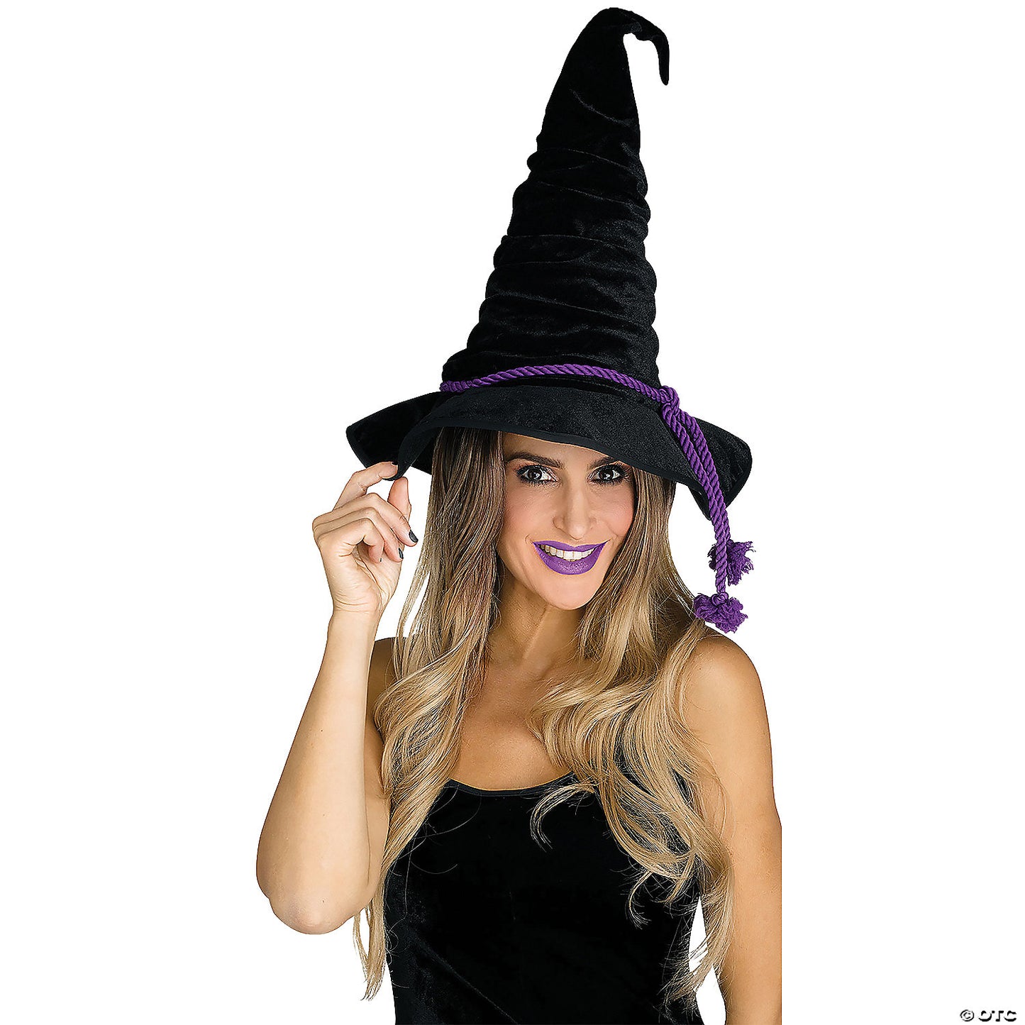 WITCH HAT VELOUR BLACK