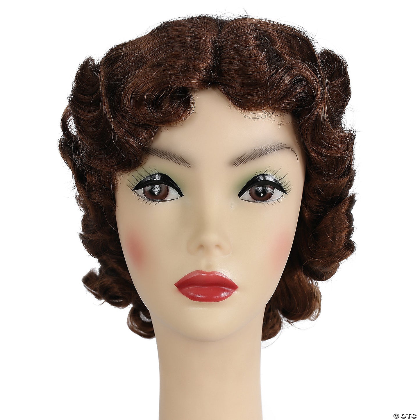 1930S LONG FINGERWAVE FLUFF MD BN RED 30