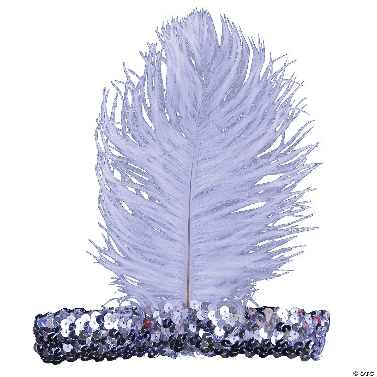 FLAPPER HEADBAND-SILVER