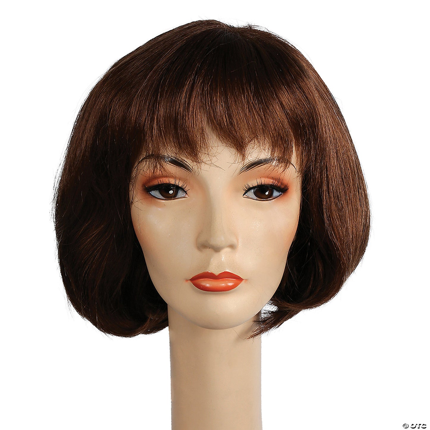 AUDREY A HORRORS WIG MED BROWN RED 30
