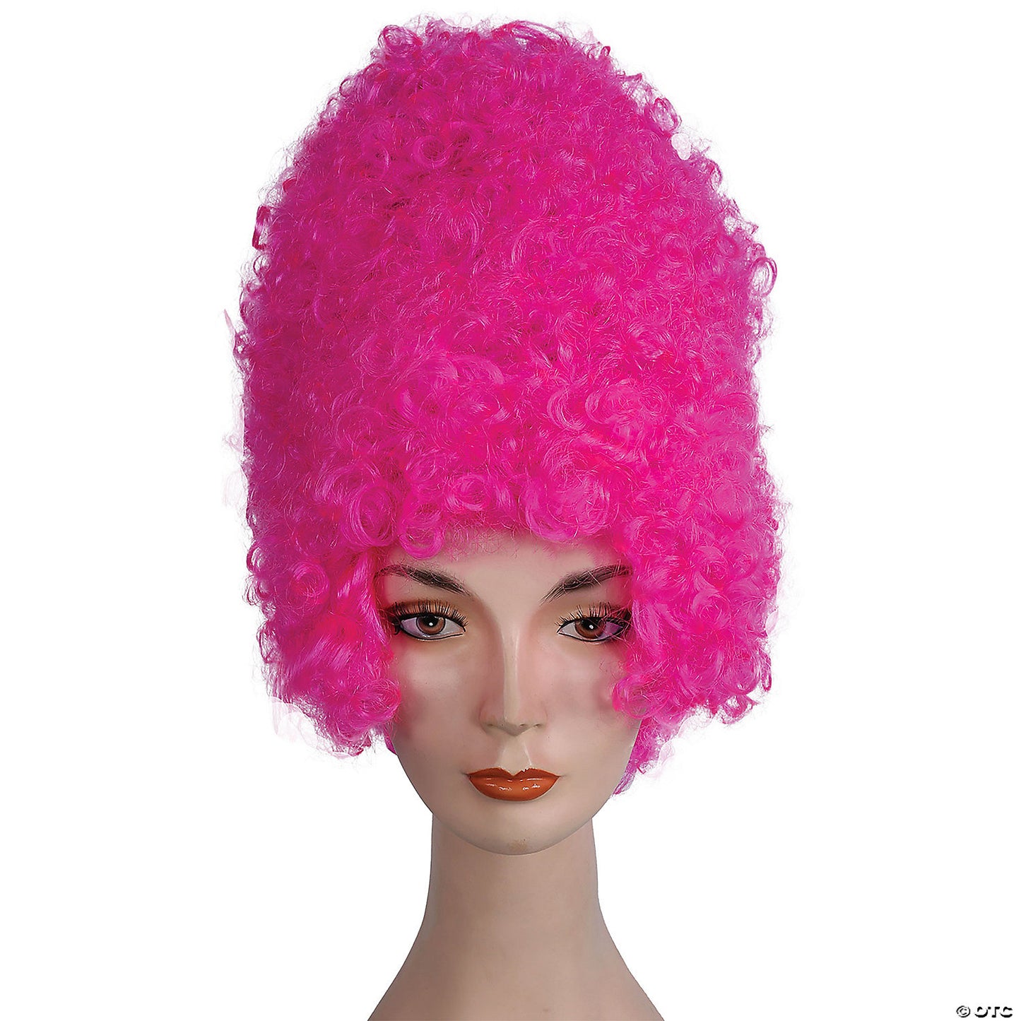 BARGAIN BEEHIVE WIG HOT PINK KAP