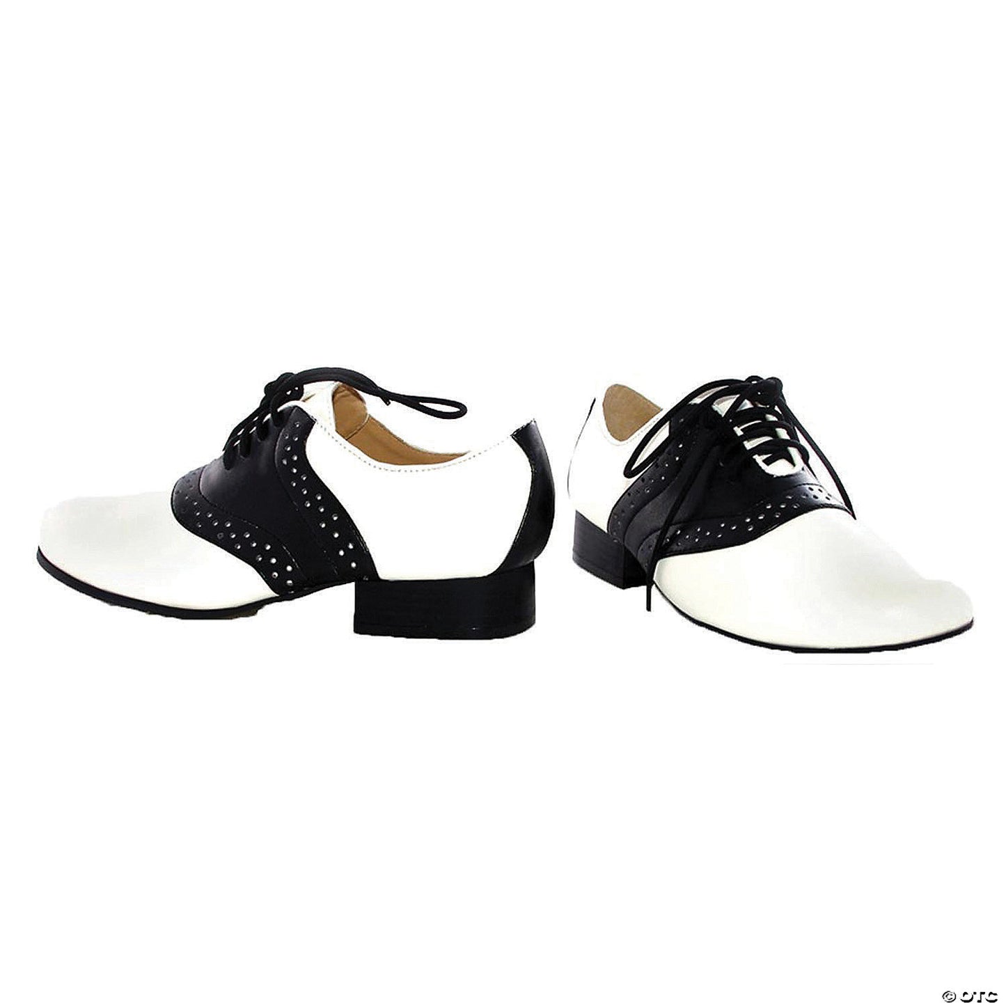 SHOE SADDLE BK AND WT WMN MD- SIZE 8