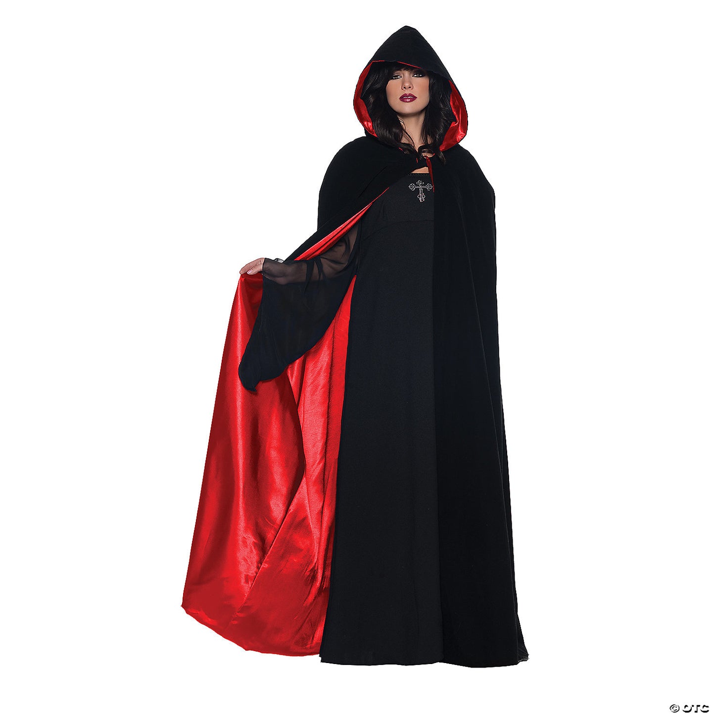 MN DELUXE CAPE BLACK RED
