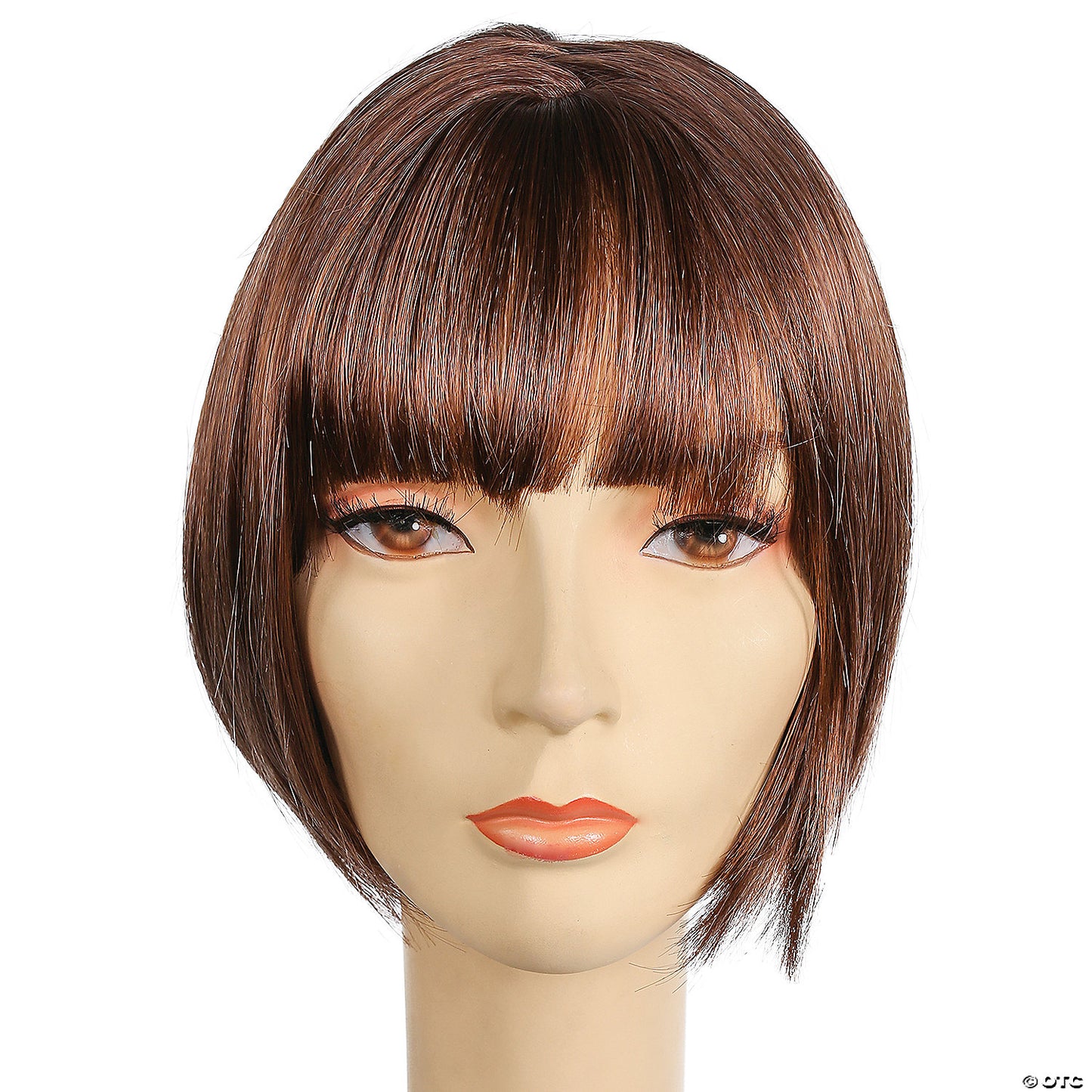GINA WIG MED BROWN RED 30
