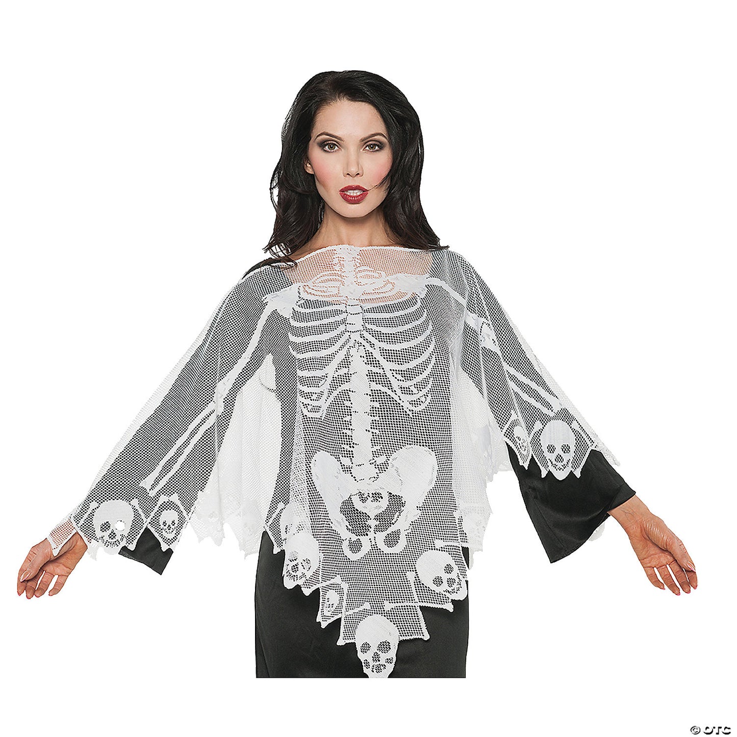 WOMEN'S LACE SKELETON PONCHO
