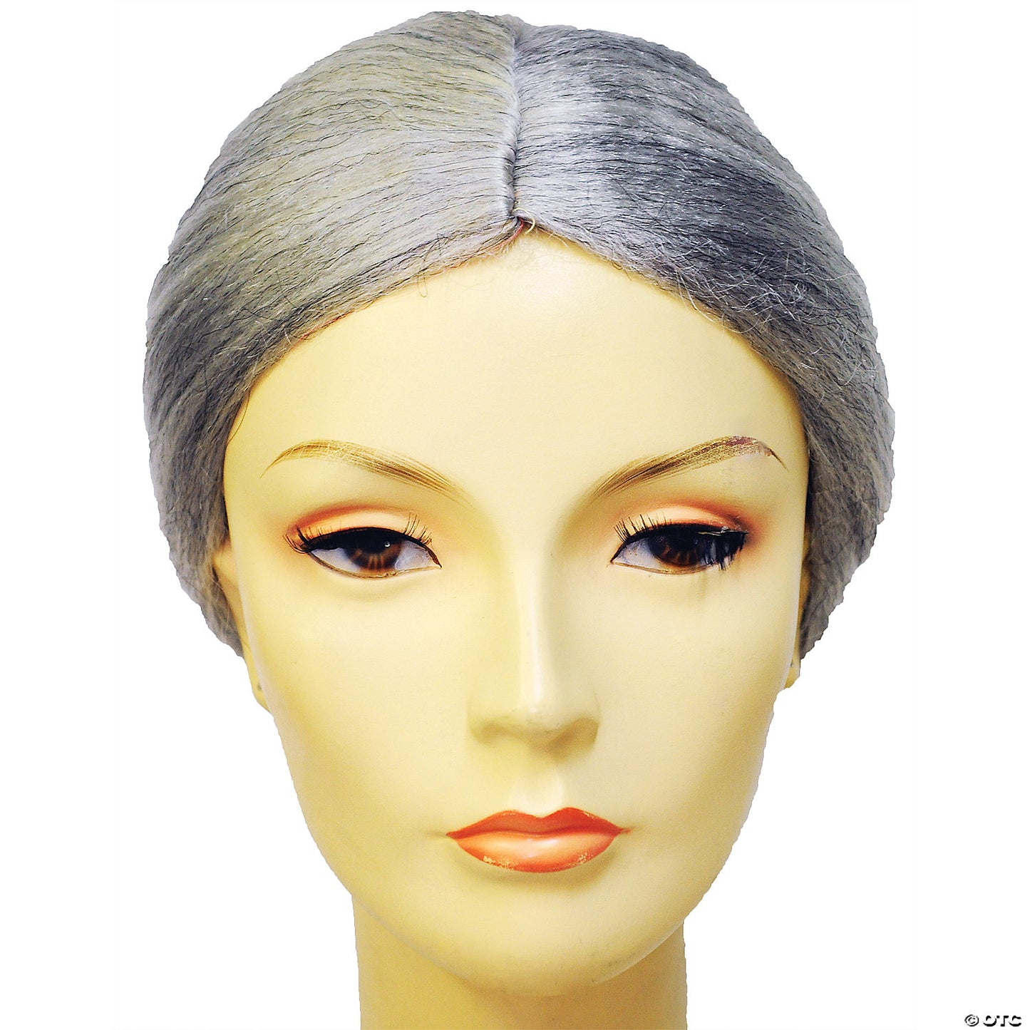 BARGAIN OLD LADY BUN WIG-GRAY